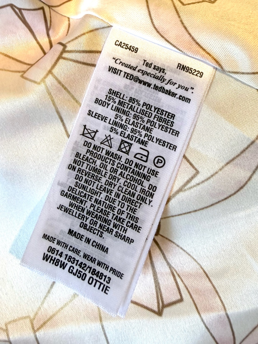 TED BAKER Ottie Chatsworth Bloom Dress Coat View 5